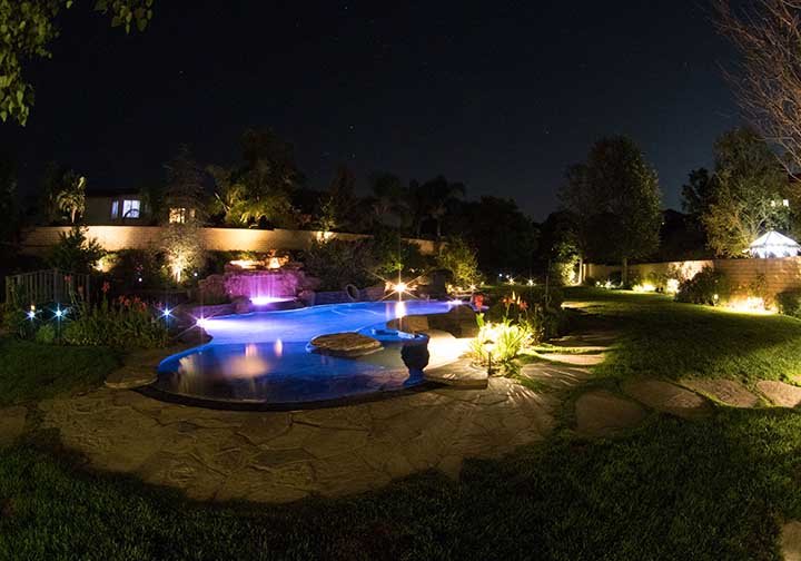 Light up your home landscape.